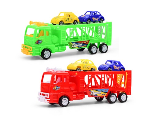 Автовоз с гоночным авто, под колпаком