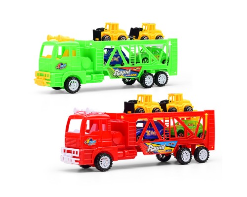 Автовоз с экскаватором, под колпаком