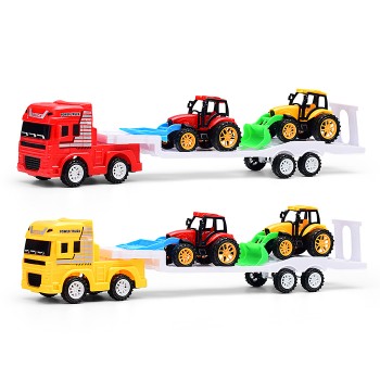 Автовоз "Технорейс" с сельскохозяйственной техникой, под колпаком