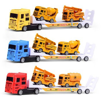 Автовоз со спецтехникой, под колпаком