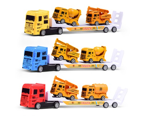 Автовоз со спецтехникой, под колпаком