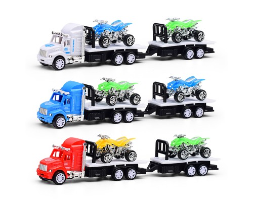 Автовоз "Автопуть" с квадроциклами, в пакете