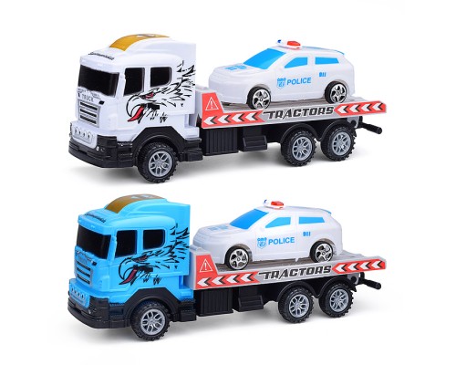 Автовоз "Автомагистраль" с полицейским авто, в пакете