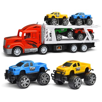 Автовоз "Мега сила" с внедорожниками, под колпаком