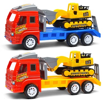 Автовоз с трактором, в пакете