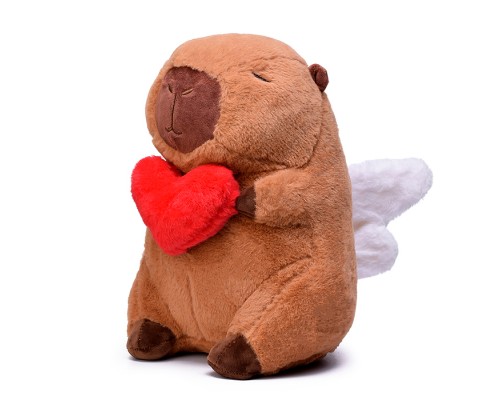 Мягкая игрушка "Капибара" с сердечком