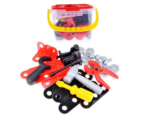 Набор "Механик", (32 элемента) (в ведёрке)