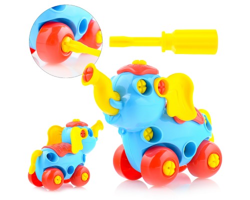 Конструктор "Слоник" (27 элементов) (в пакете)