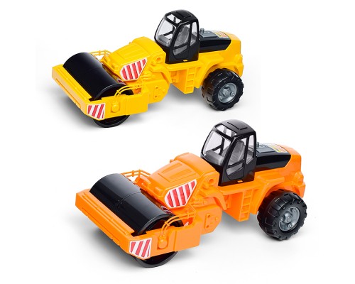 Дорожный каток в сетке