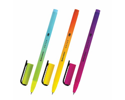 Ручка шариковая "GRADE" синяя, корпус soft-touch, пишущий узел 0,7 мм, линия письма 0,35 мм,