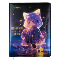 Дневник 1-11 кл. "Chiisana Hoshi" кожзам , 48 листов, белая бумага 80 г/м&sup2;,