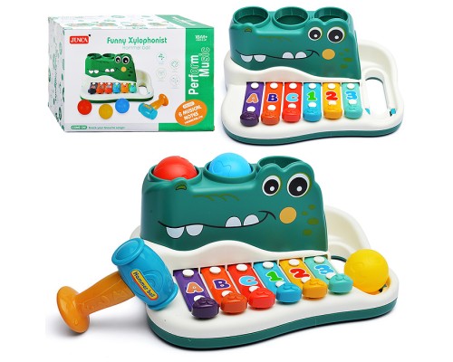 Металлофон "Крокодил" в коробке
