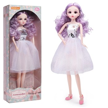 Кукла "Александра" (55 см) в коктейльном платье (в коробке)