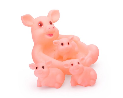 Набор "Веселое купание хрюшек" в сетке