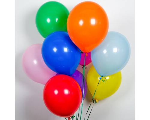 Шар (10''/25 см) Ассорти, пастель, 100 шт.