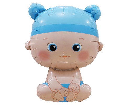 Шар (33''/84 см) Фигура, Малыш Мальчик, 1 шт. в уп.