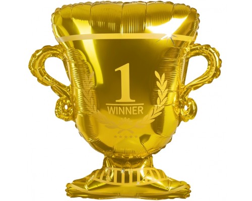 Шар (29''/74 см) Фигура, Кубок Чемпиона, Золото, 1 шт. в уп.