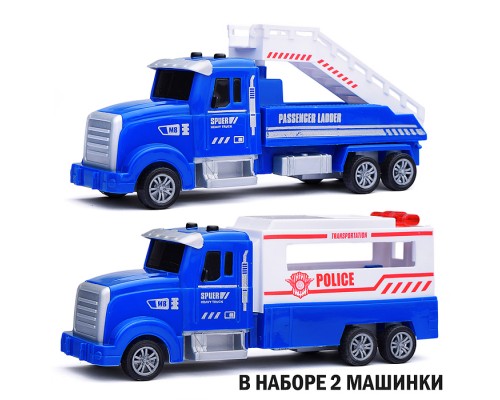 Набор машин "Железный маршрут" в пакете