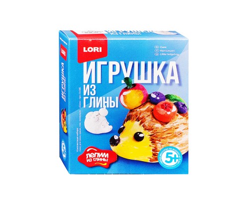 Игрушка из глины "Ежик"