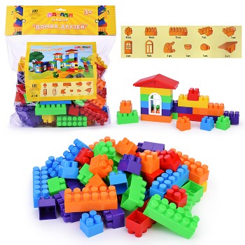 Конструктор "Домик Друзей" 100 деталей