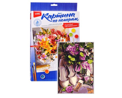 Картина по номерам на картоне 20*28,5 см "Свидание"