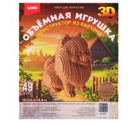 Конструктор из картона. Объёмная игрушка "Шпиц"