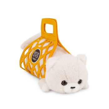 Кот Барсик в сумке белый 56