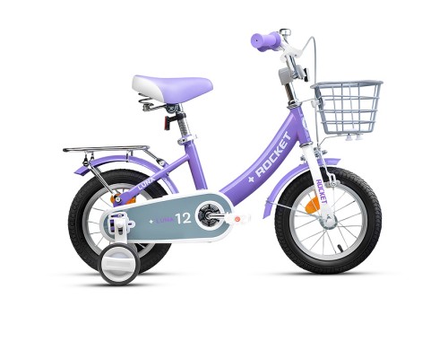 Велосипед 12" Rocket Luna, цвет сиреневый