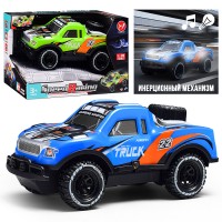 Машина "Яркий внедорожник" 1:20, свет, звук, в коробке