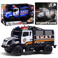 Машина "Перевозчик" 1:18, свет, звук, в коробке