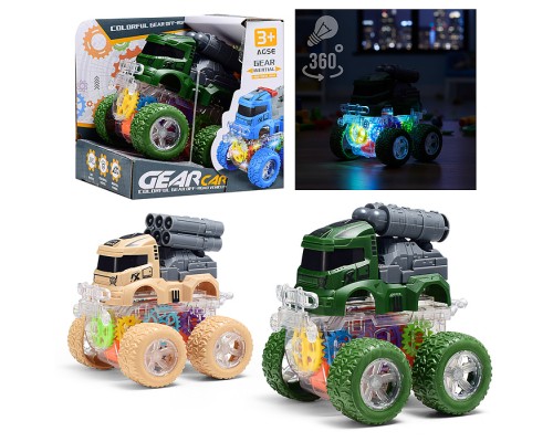 Машина "Военный трюк" в коробке