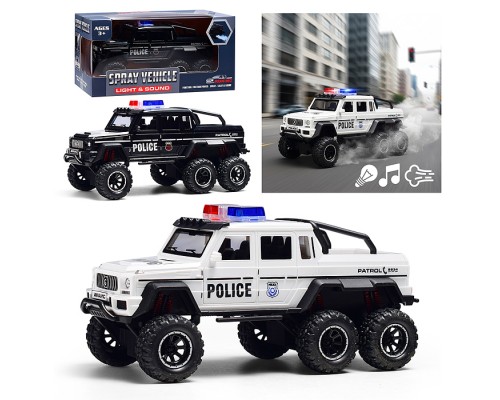 Машина "Полицейский внедорожник" (свет, звук) в коробке