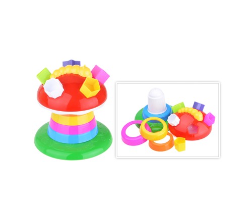 Логическая пирамидка "Гриб на полянке"