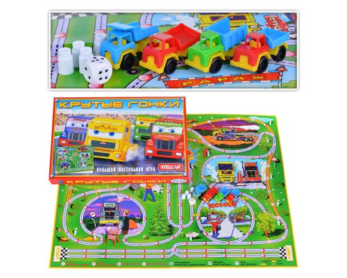 Настольная игра №19 "Крутые гонки"