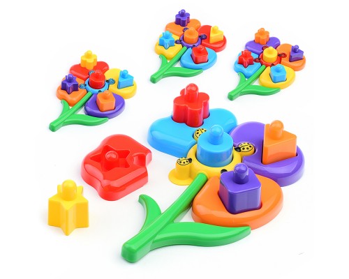 Логическая игрушка "Цветочек"