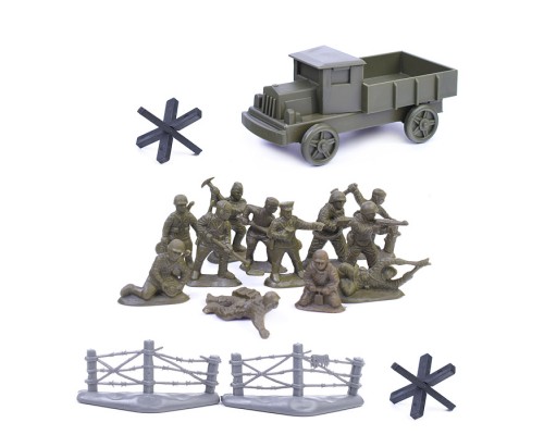 Набор солдатиков Саперы (Для масштабных моделей)