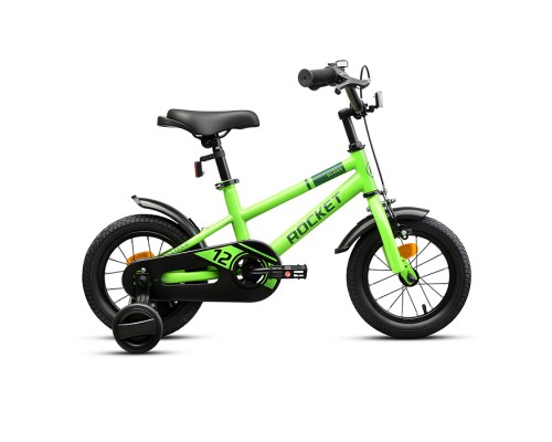 Велосипед 12" Rocket Gloss, цвет зеленый