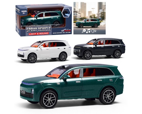 Машина "Мощный ход" (свет, звук) в коробке