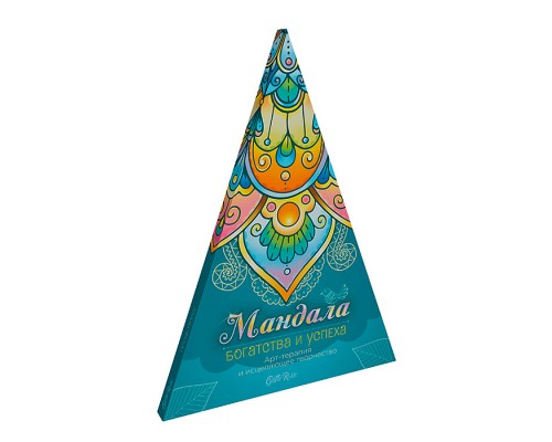 Напольная круглая раскраска. Мандала богатства и успеха Gatto Rosso