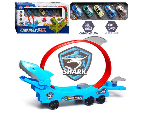 Трек "Катапульта акула" в коробке