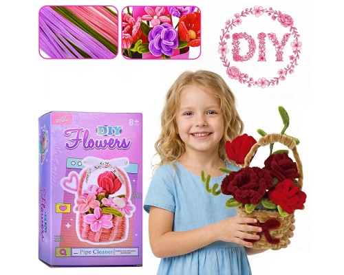 Набор творческая мастерская "Цветы в корзинке-2" в коробке