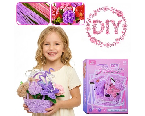 Набор творческая мастерская "Цветы в корзинке-6" в коробке