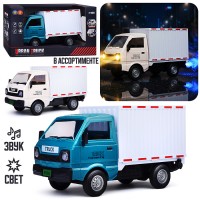 Машина "Фургон" 1:16,  свет, звук, в коробке