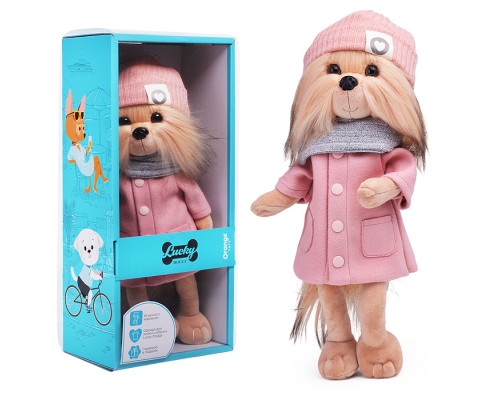 Lucky Yoyo: Розовое пальто 37 с каркасом, коробка 44 см