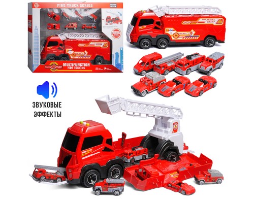 Машина "Пожарная команда" в коробке
