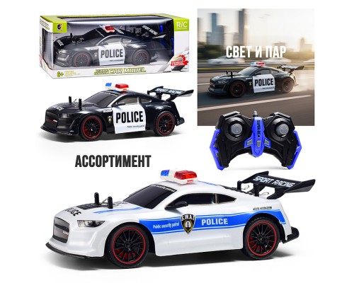 Машина "Полицейский шторм" р/у, 27 MHz. в коробке