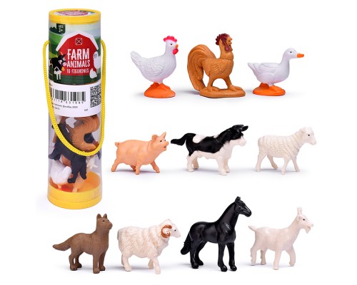 Набор животных "Дружная компания" в коробке