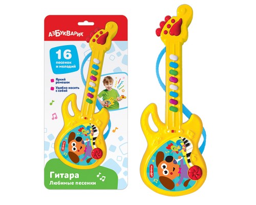 Гитара "Любимые песенки" Желтая