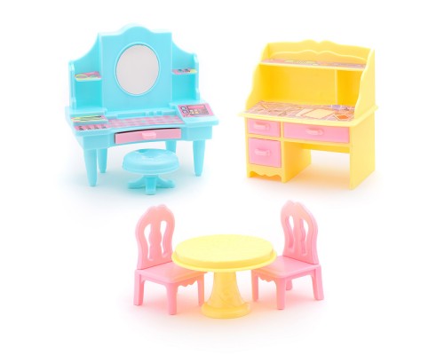 Мебель для кукол в пакете
