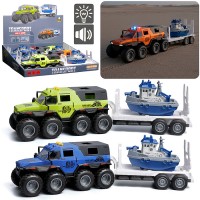 Машина "Машина буксир" (свет, звук) в коробке